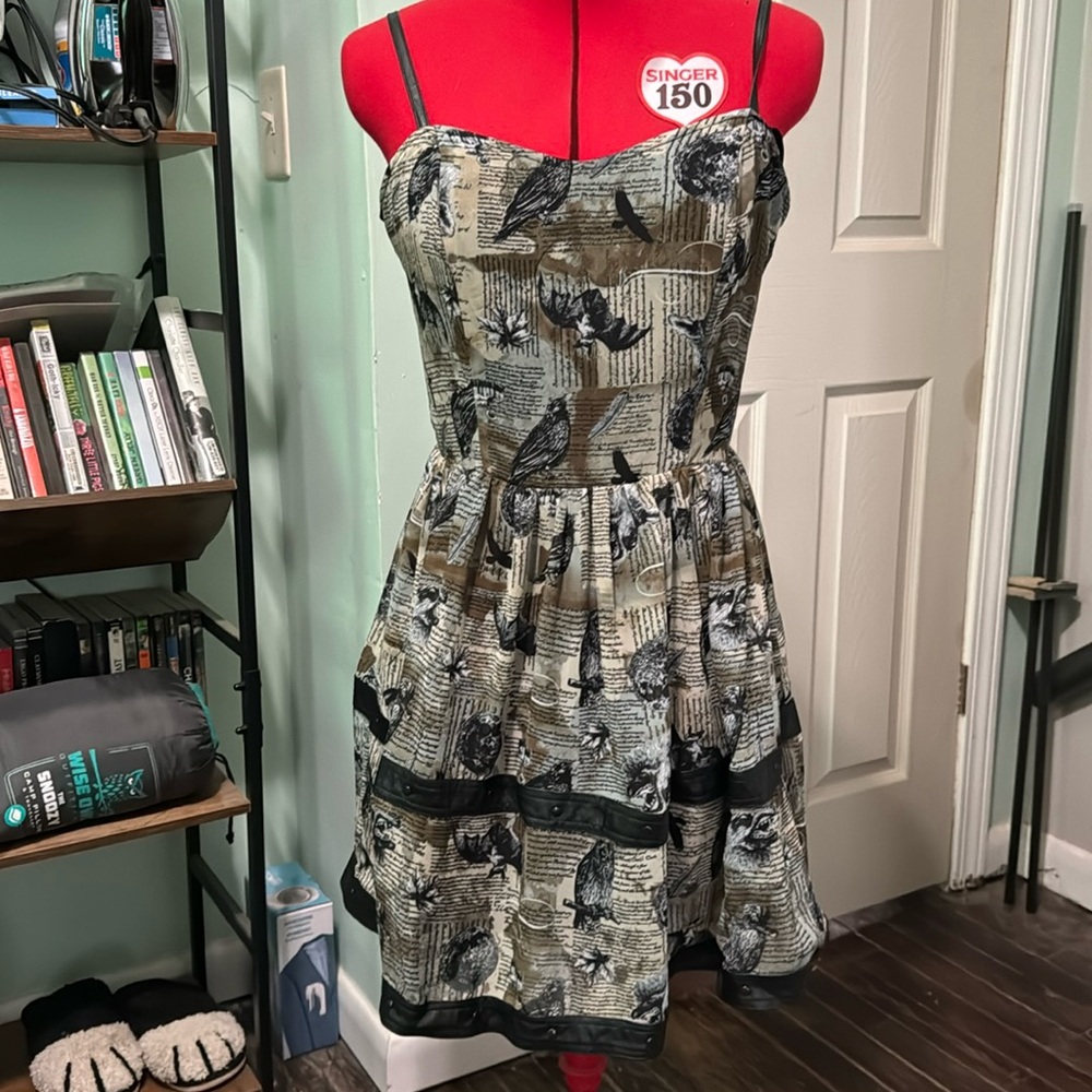 Gothic steampunk vampire werewolf dress